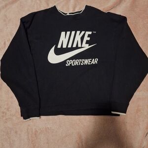 Nike Womens Black Crewneck